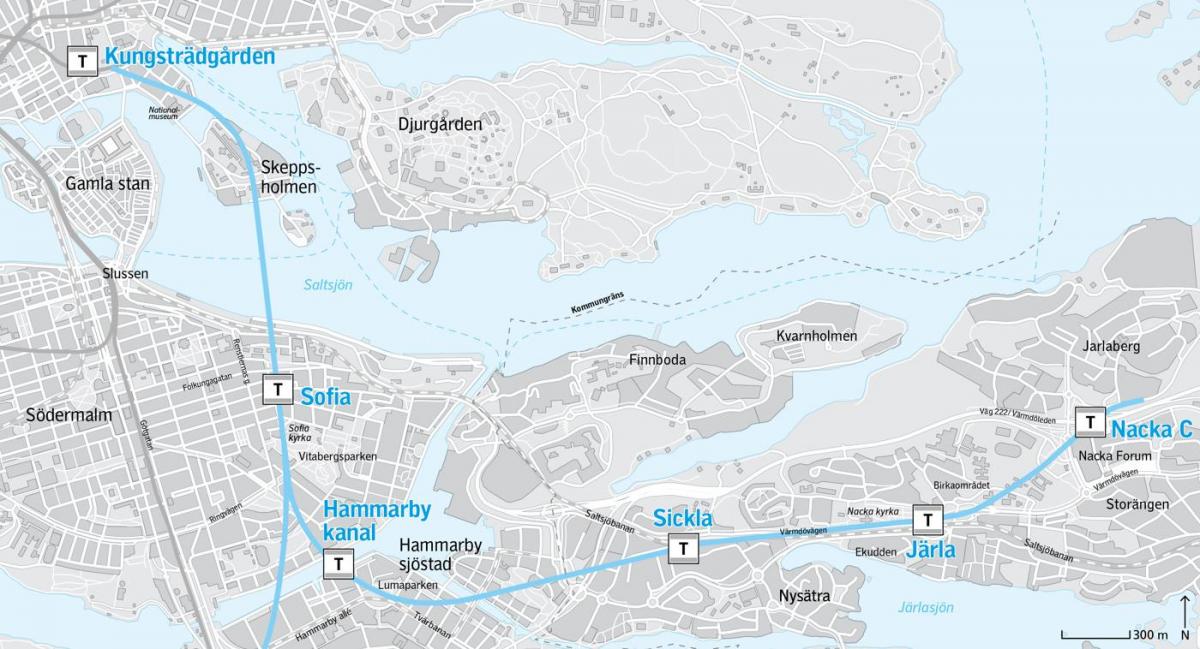 peta dari nacka Stockholm