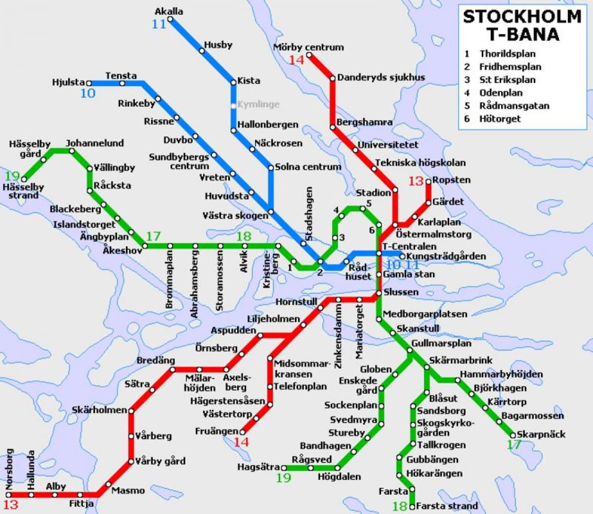 angkutan umum Stockholm peta