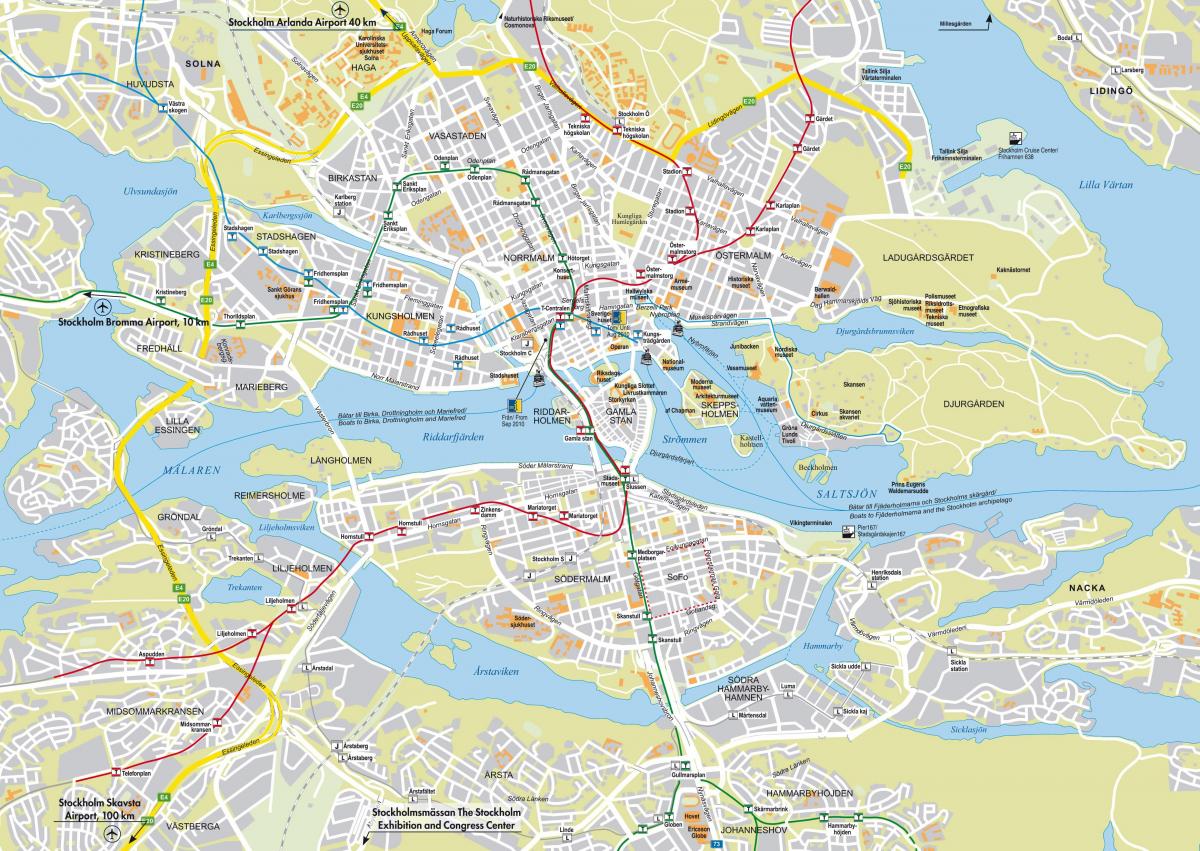 peta kota Stockholm