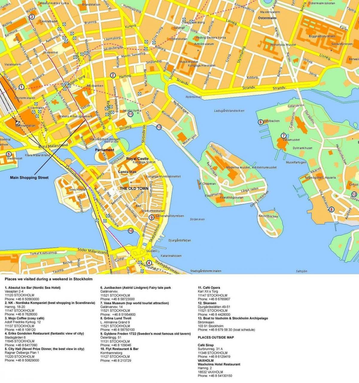 peta Stockholm terminal kapal pesiar