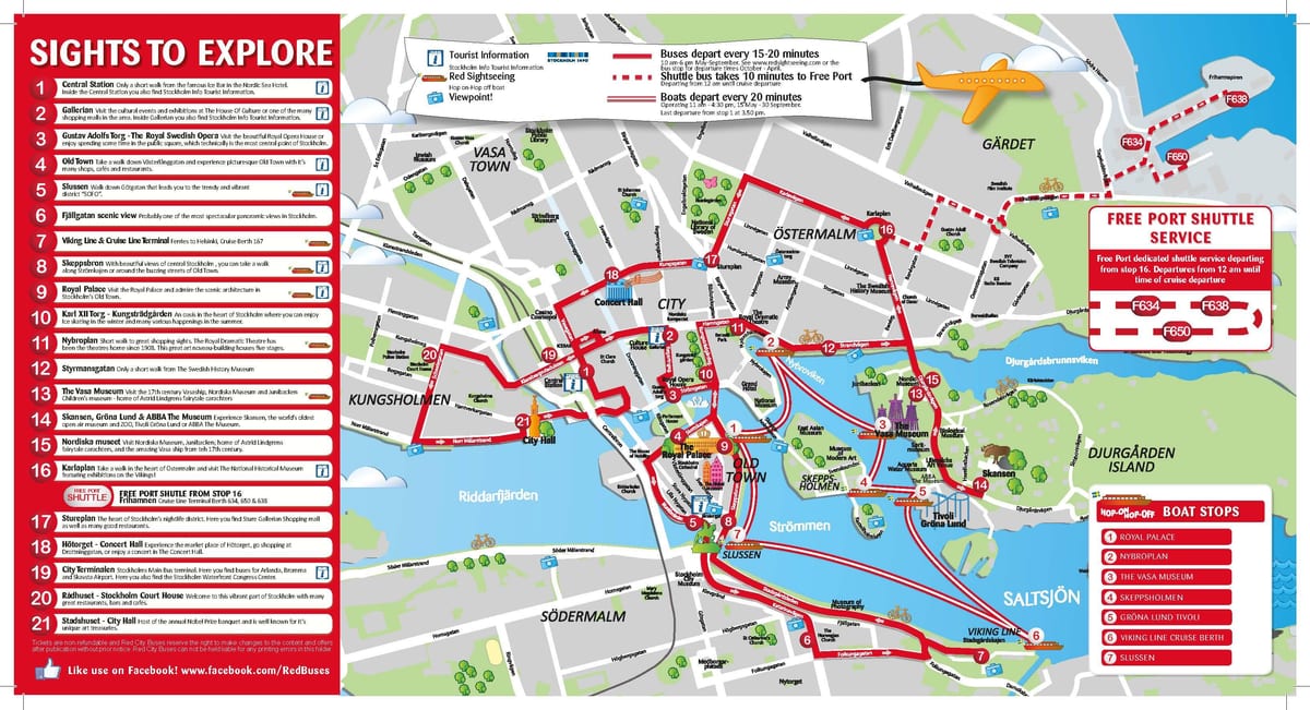 jalan-jalan kota Stockholm peta