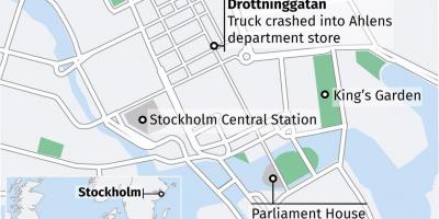 Peta dari hotel Stockholm
