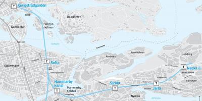 Peta dari nacka Stockholm