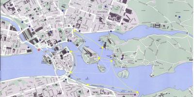 Peta Stockholm pusat