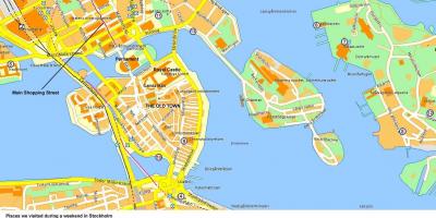 Stockholm pusat peta