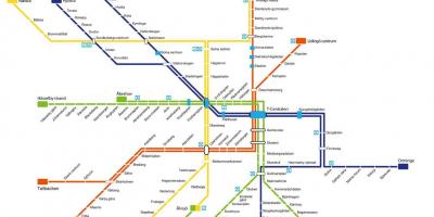 Peta Stockholm metro seni