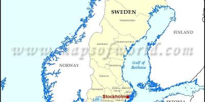 Stockholm pada peta dunia