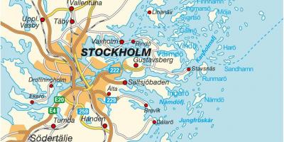Stockholm pada peta